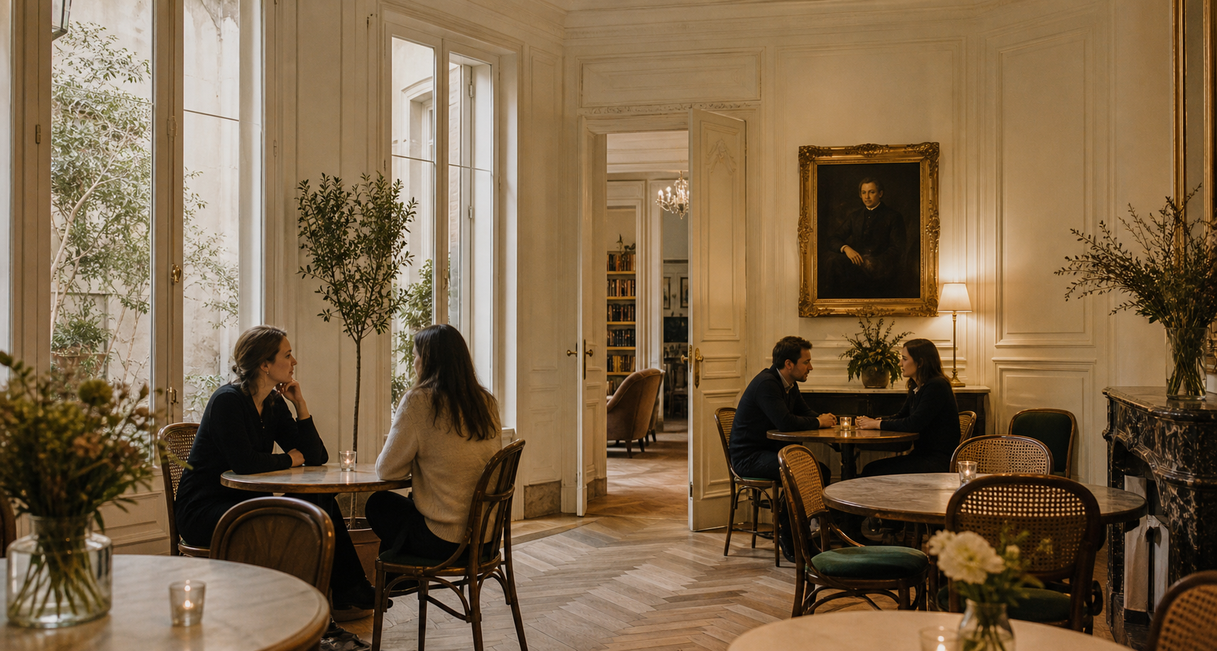 Salon de la Cantine, espace de convivialité