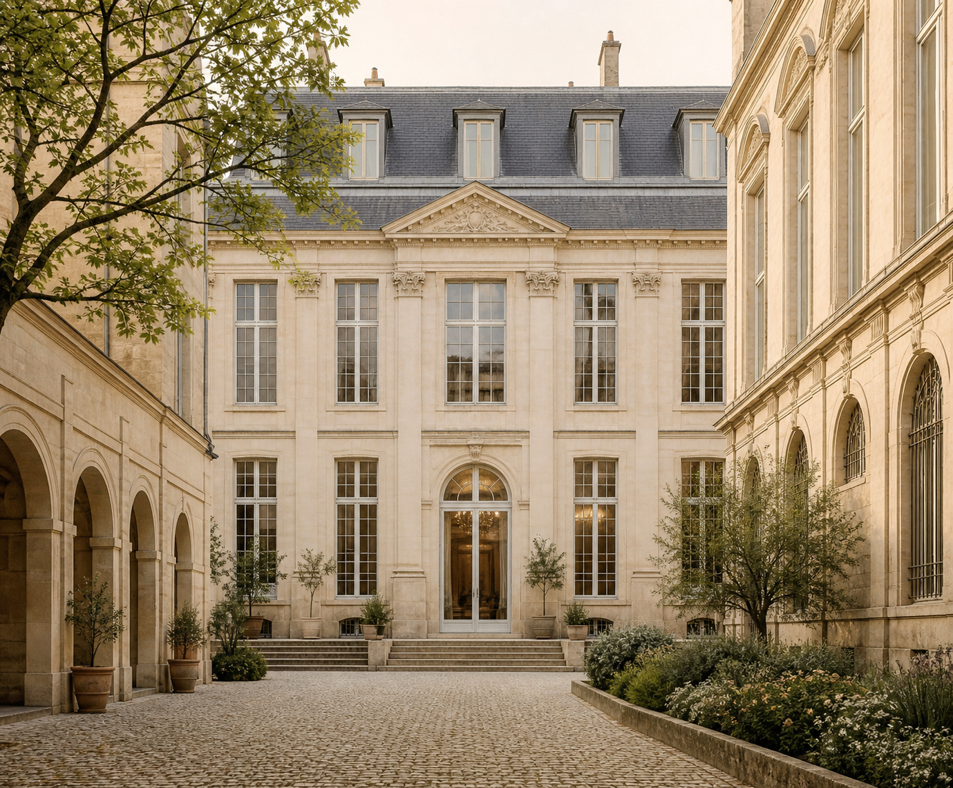 Cour intérieure de l'Institut Rachmaninoff